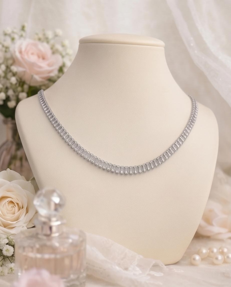 Colar Baguete Cristal - Imagem 2