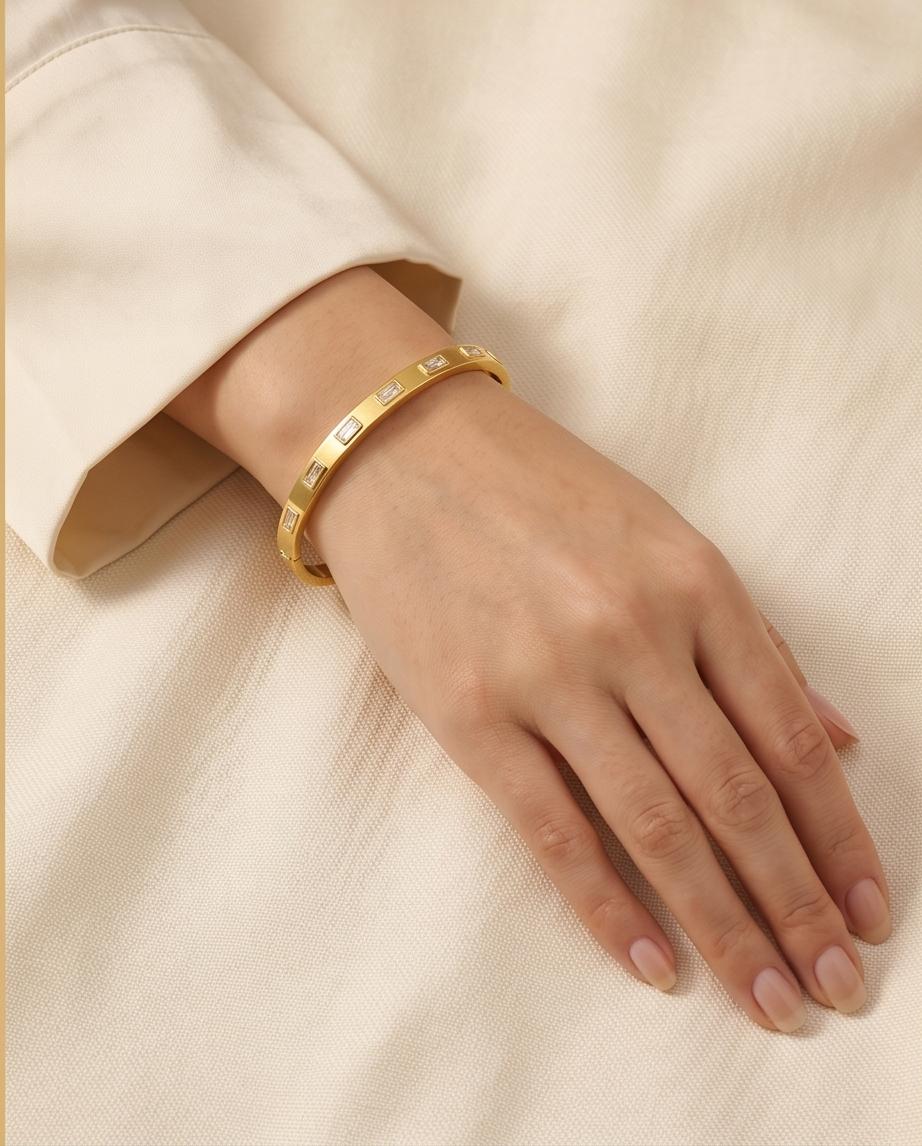 Bracelete Luma Banhado em Ouro 18K - Imagem 2