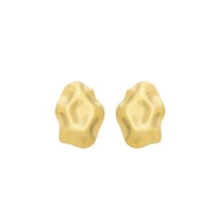 Brinco Organic Gold banhado em ouro 18K